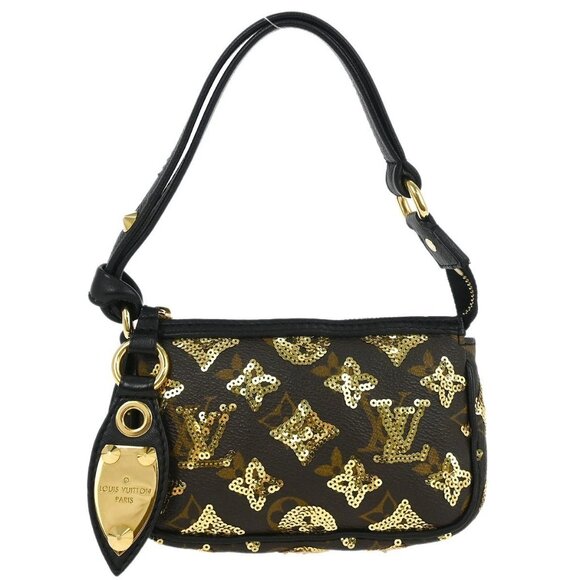 Louis Vuitton Handbags - Louis Vuitton Eclipse Mini Pochette Accessoires Handbag M60125 AS2089 145397